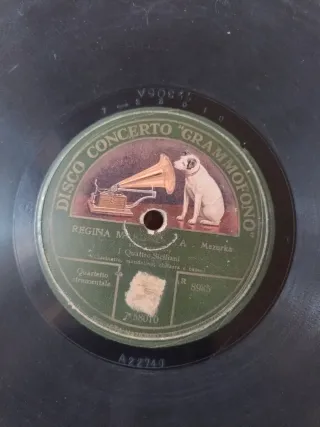 Disco 78 giri Grammofono His Master's Voice