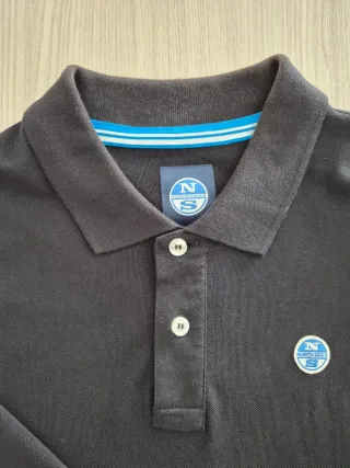 Polo North Sails Uomo Nero Taglia L