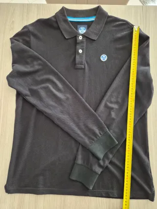 Polo North Sails Uomo Nero Taglia L