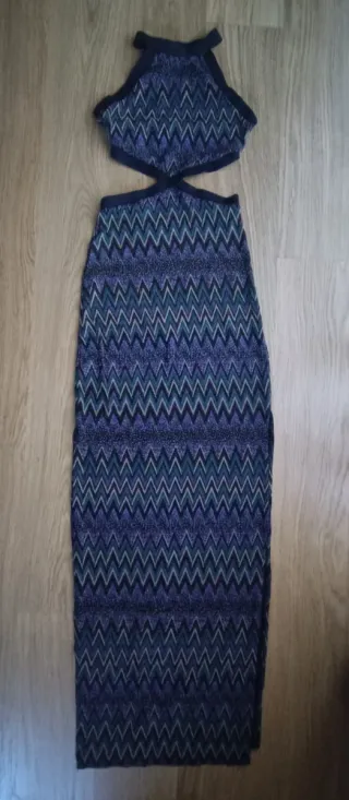 Vestido fiesta Bershka zig-zag