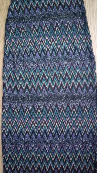 Vestido fiesta Bershka zig-zag