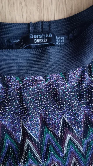 Vestido fiesta Bershka zig-zag