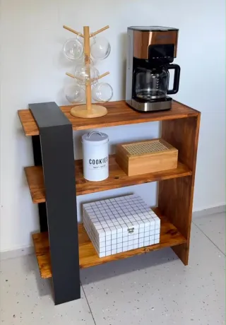 Estantería de madera maciza para Office