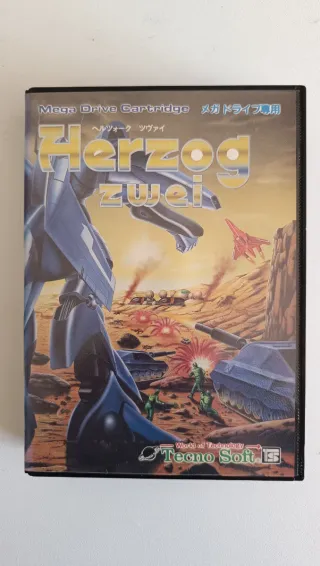 Mega Drive Herzog Zwei Tecno Soft