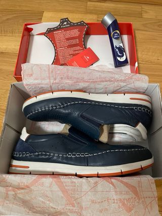 Mocasines Fluchos de Piel con crema