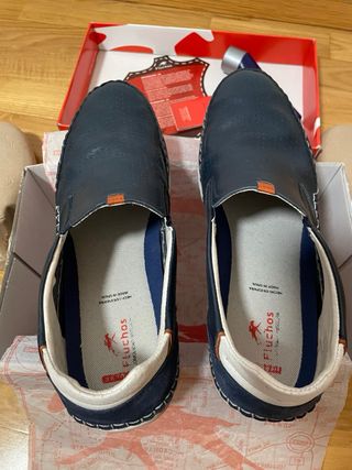 Mocasines Fluchos de Piel con crema