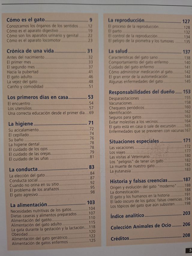 El Gato, manejo y cuidados