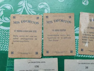 Lote 13 cromos antiguos de cartón