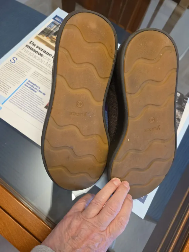 Botines YUCCS Unisex Talla 40 Marrones.