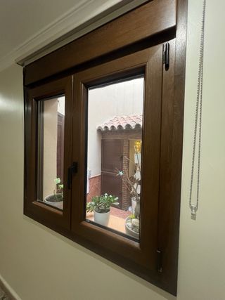 Ventana PVC doble hoja