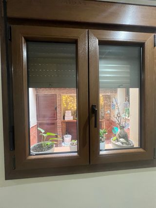 Ventana PVC doble hoja