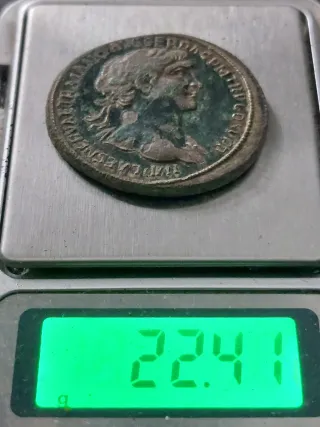 Réplica moneda romana