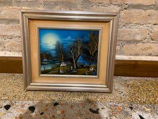 Quadro naif dipinto a mano