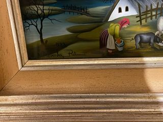 Quadro naif dipinto a mano