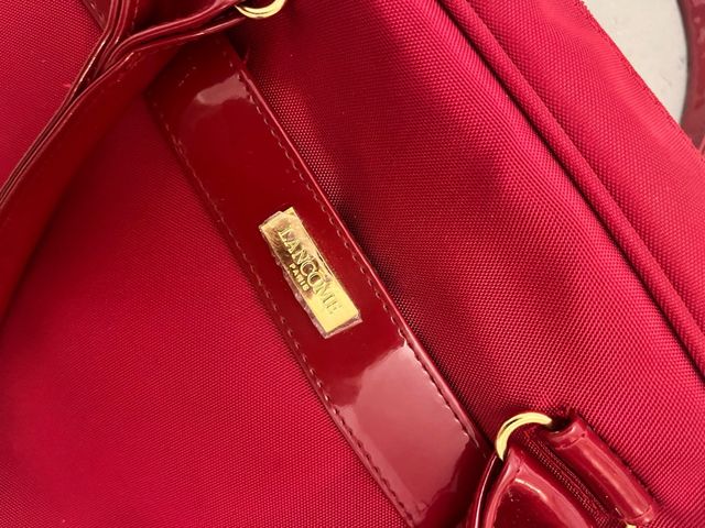 Bolso de viaje Lancome rojo