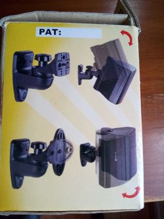 Soportes de pared para altavoces (2 unidades)