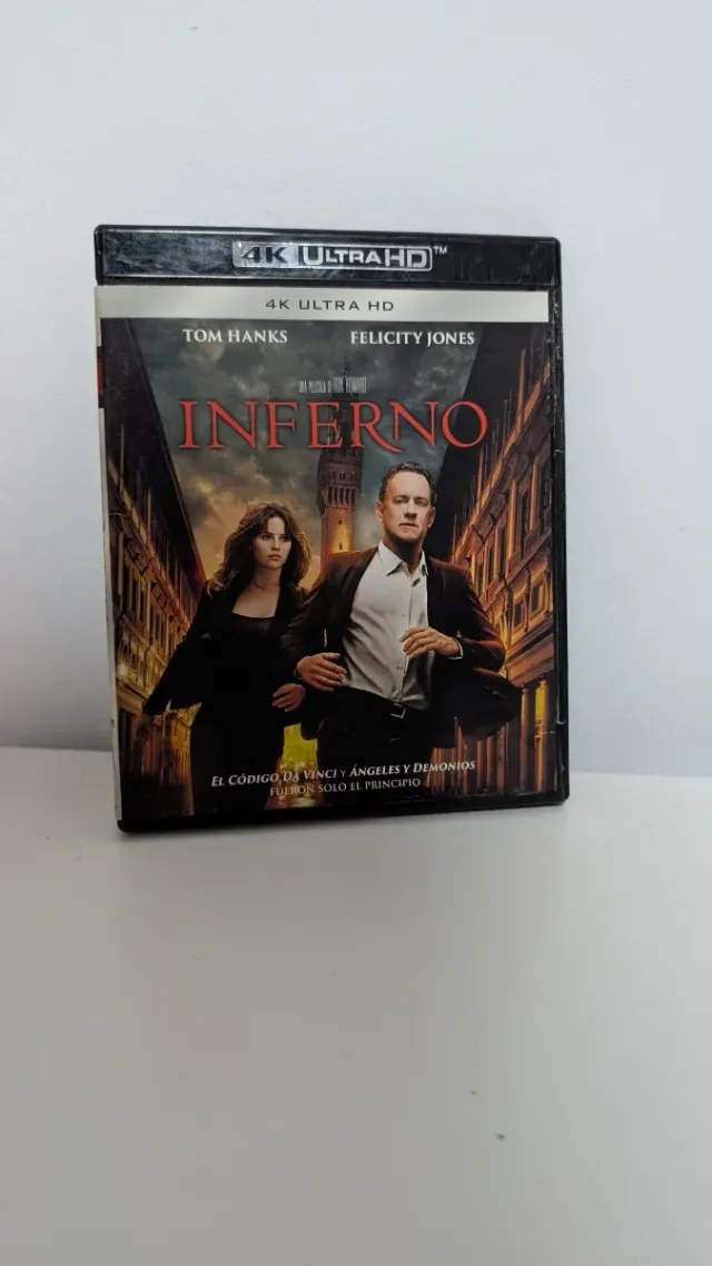 Inferno Blu-ray 4K UHD Tom Hanks Felicity Jones