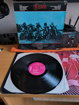 Lote 3 Vinilos Saxon Heavy Metal