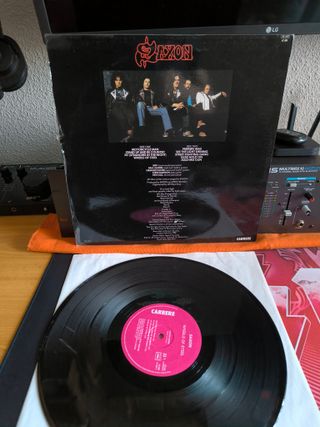 Lote 3 Vinilos Saxon Heavy Metal