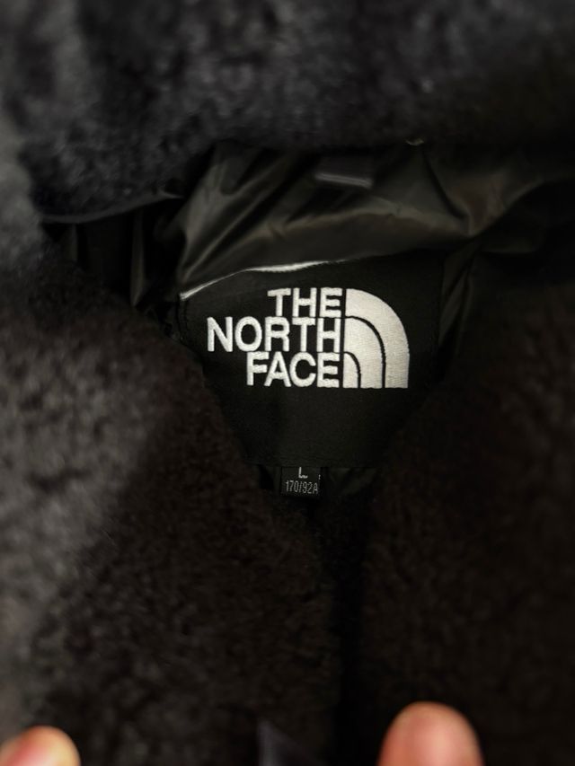 Abrigo The North Face negro crop talla 170 (XS)