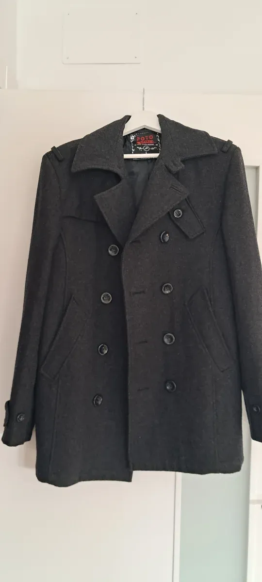 Chaquetón gris talla L