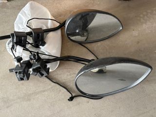 Espejos coche para caravana con soportee