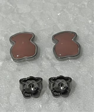 Pendientes Oso Rosa