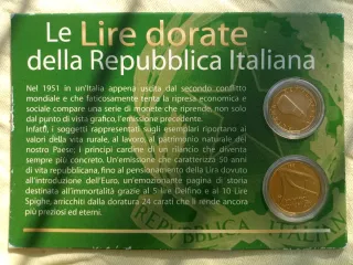 Le Lire dorate della Repubblica Italiana Bolaffi