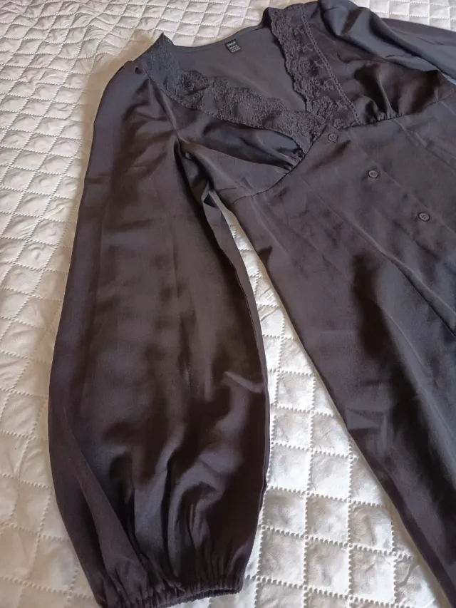 Vestido negro corto talla L