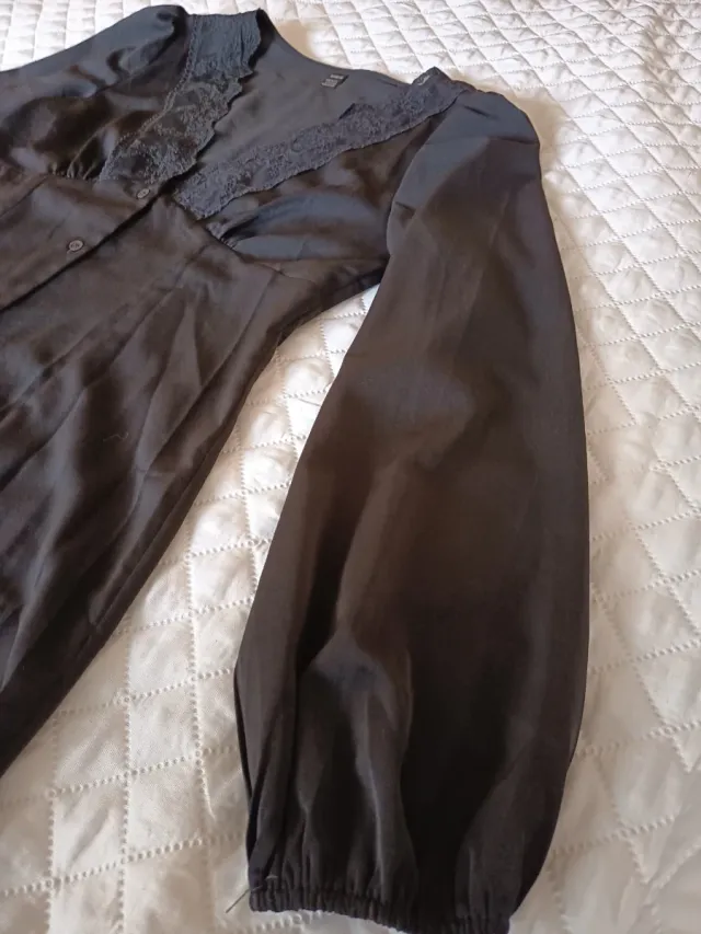 Vestido negro corto talla L