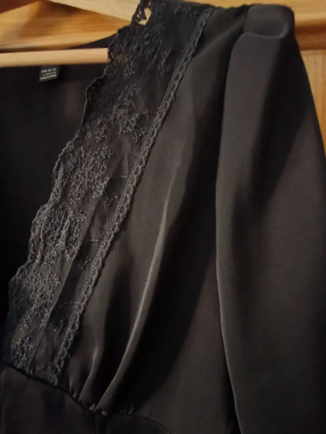 Vestido negro corto talla L