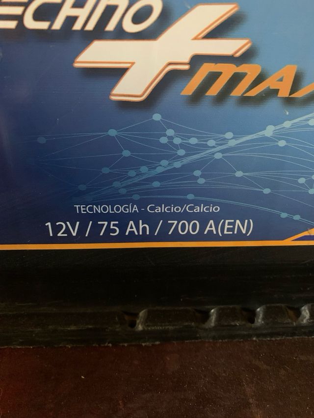 Batería Coche Techno+Max 75Ah 700A