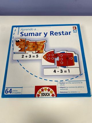 Puzzle Educa Sumar y Restar 4-5 años