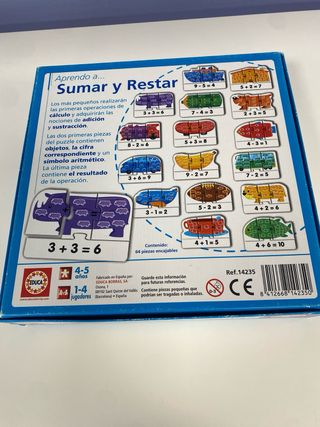 Puzzle Educa Sumar y Restar 4-5 años