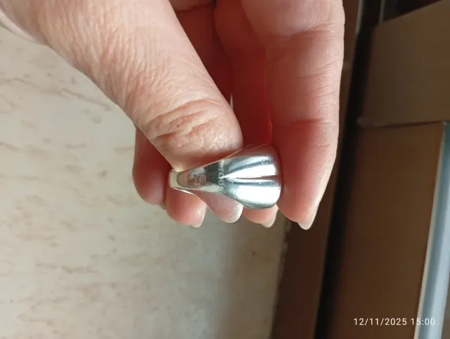 Anillo Tous Oso Negro Plata Recién sacado de pulir