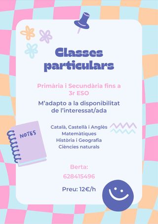 Clases particulares  - 12€/h