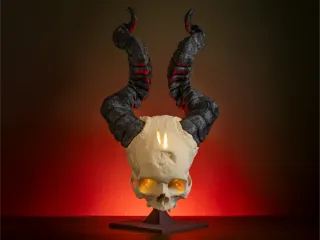 Arpa Lira Cráneo Demoniaco