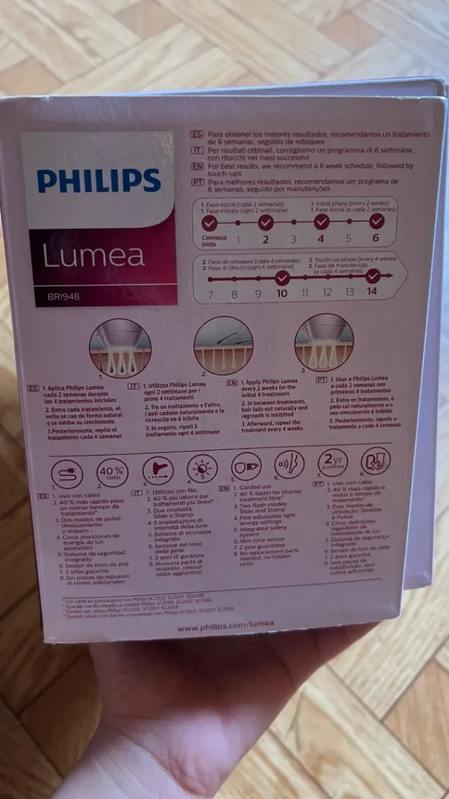 Philips Lumea Prestige Depiladora IPL