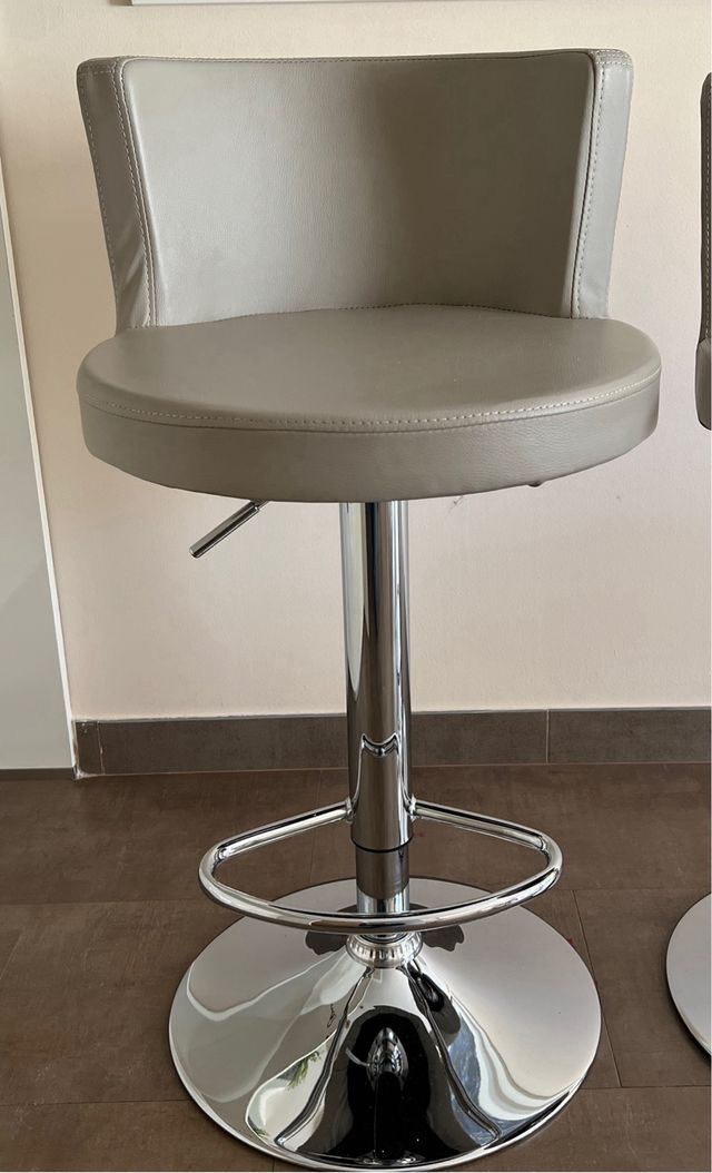 Taburetes de cocina regulables (2 unidades)