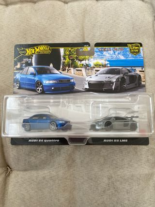 Hot Wheels Audi S4 quattro y R8 LMS