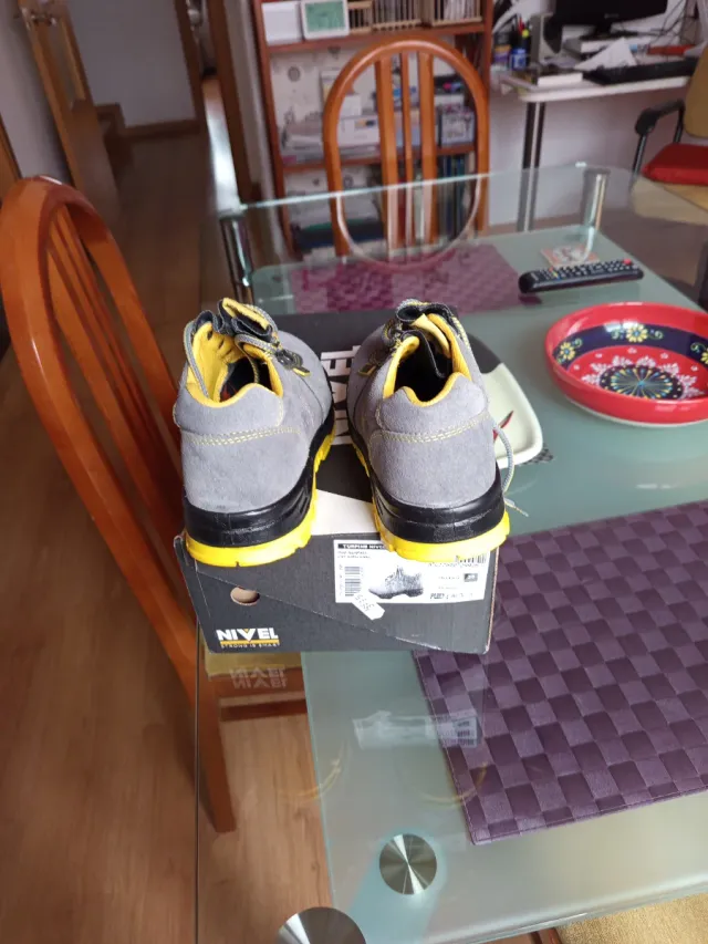 Botas de seguridad Nivel grises y amarillas