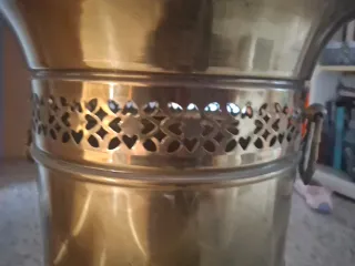 Paragüero vintage latón