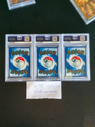 3x Mew ex #205 PSA 10 GEM MT