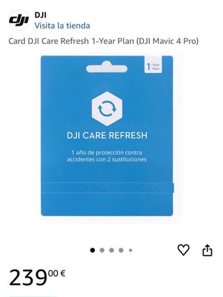 DJI Mavic 4 Pro - Tarjeta Care Refresh 2 Año, 2027