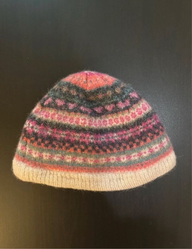 Cappello lana bambina fantasia colorata