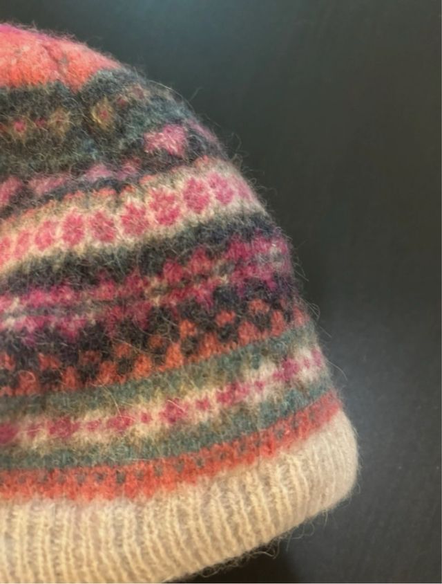 Cappello lana bambina fantasia colorata