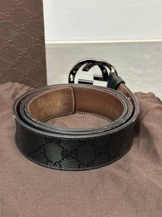 Cinturón Gucci Negro y Marrón