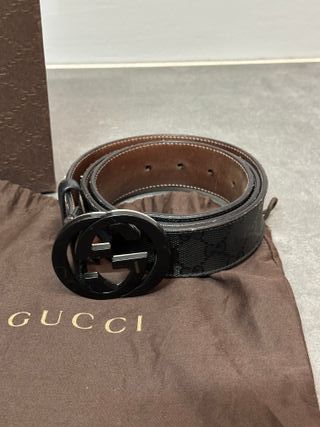 Cinturón Gucci Negro y Marrón