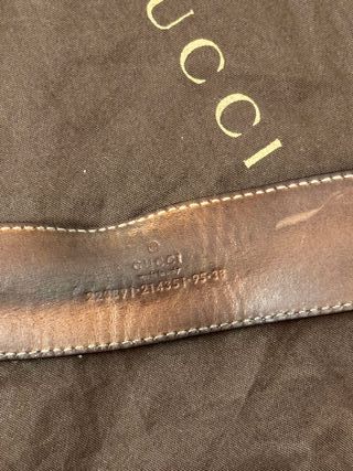 Cinturón Gucci Negro y Marrón