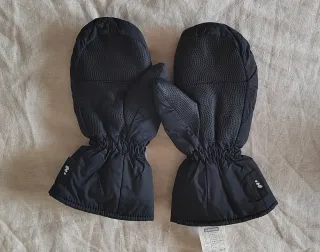 Manoplas esquí negras 8 años